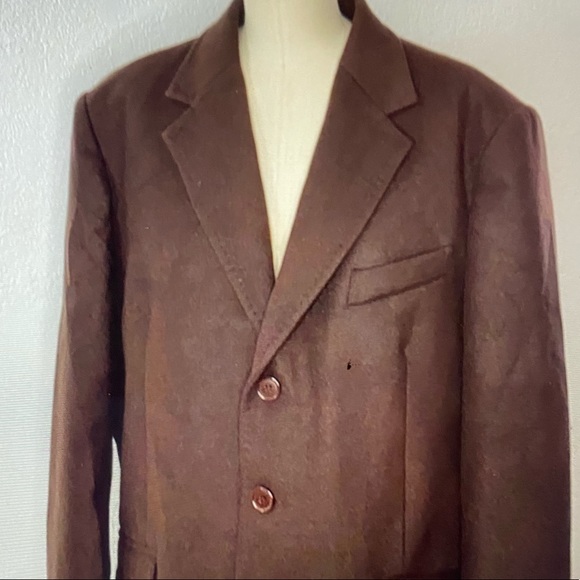 Valentino Roma Mens Brown Coat 56 - Picture 4 of 7